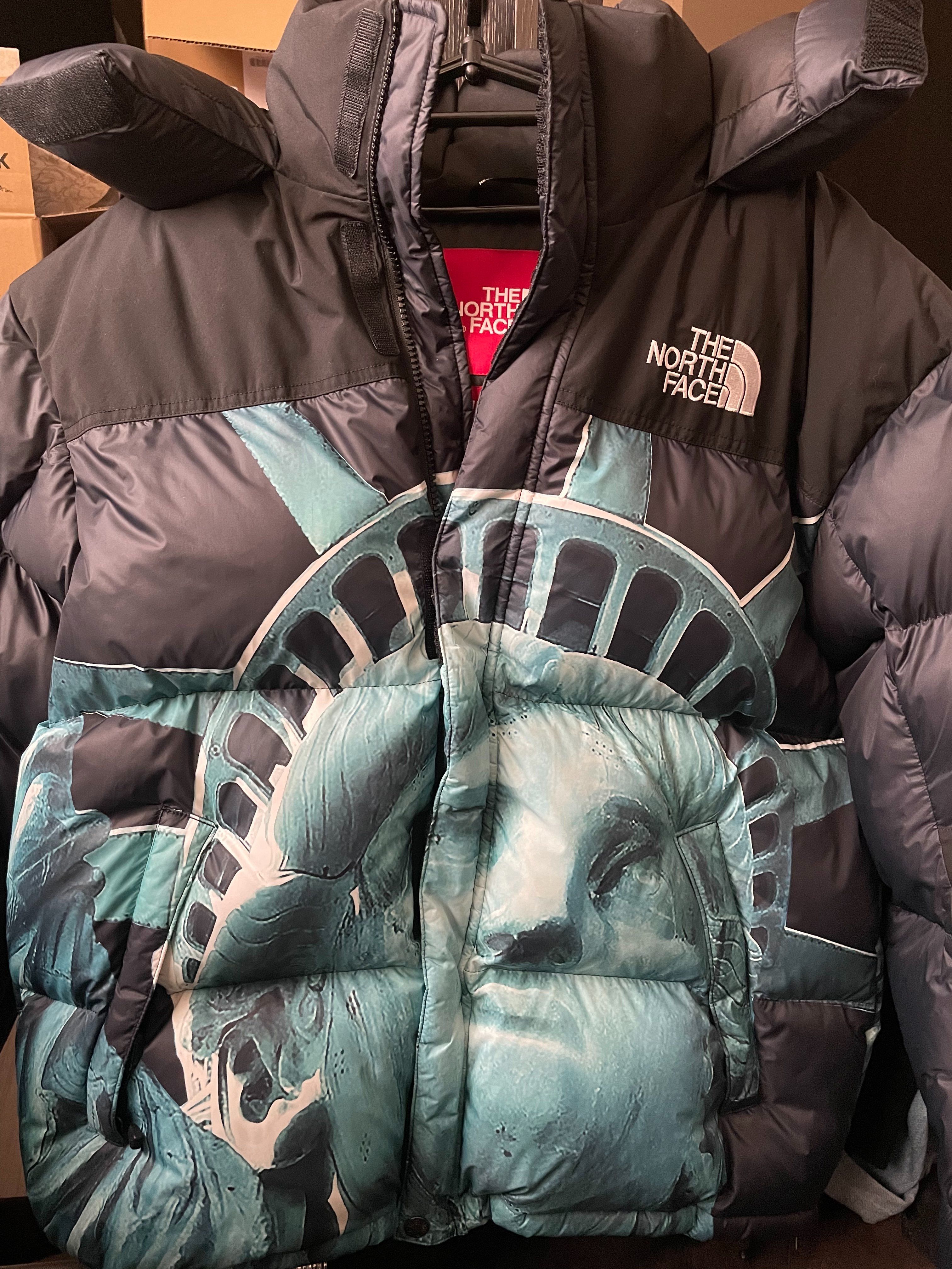 Supreme x The North Face Statue of Liberty Baltoro Jacket "Black"