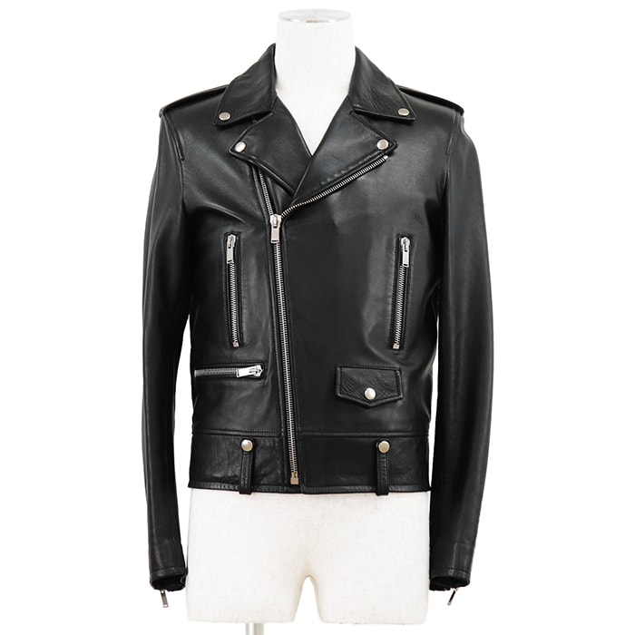 Saint Laurent Leather Jacket "Black"