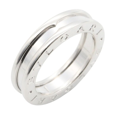 ブルガリ BVLGARI B-zero1 ビーゼロワン リング 1バンド リング・指輪 ジュエリー K18WG(ホワイトゴールド) メンズ レディース シルバー系 346566 【中古】