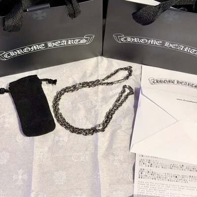 Chrome Hearts Paper Chain Necklace "Silver"