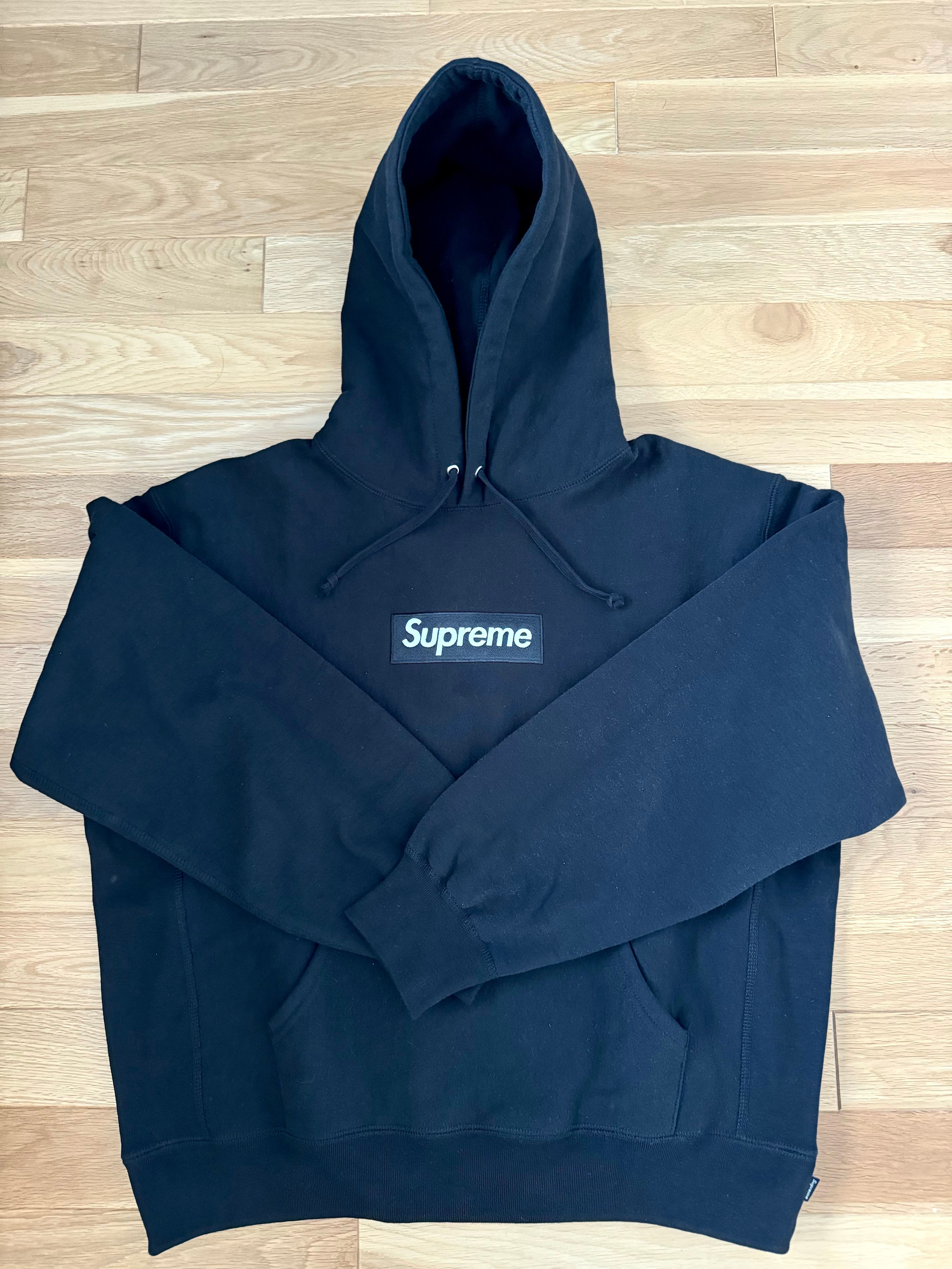 Supreme Box Logo Hooded Sweatshirt "Black" (23FW)