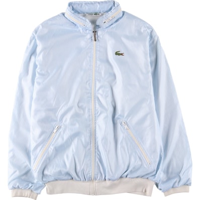 古着 80年代 ラコステ LACOSTE CHEMISE フレンチラコステ ストライプ柄 ウインドブレーカー フランス製 3 メンズS相当 ヴィンテージ/eaa593804