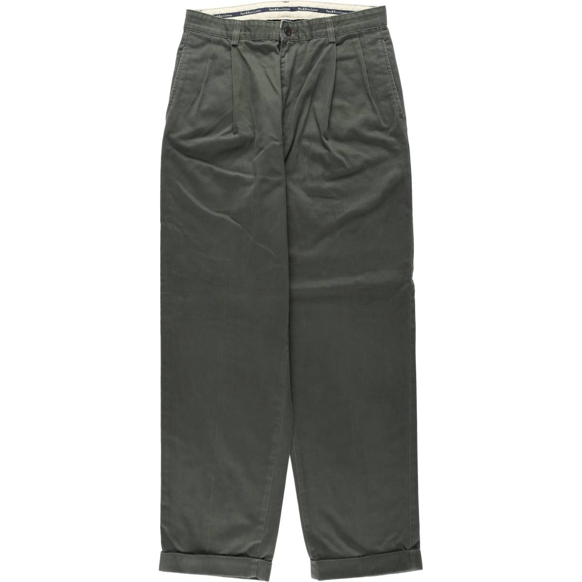 古着 ラルフローレン Ralph Lauren Polo Ralph Lauren ツータック チノパンツ メンズw31相当/eaa631404