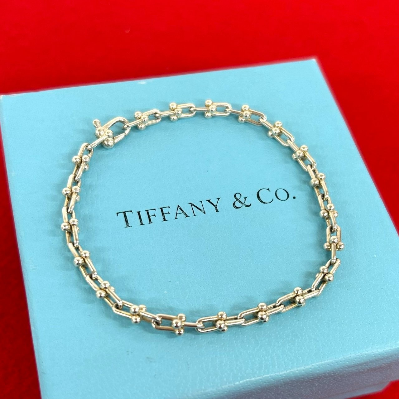 TIFFANY&Co. ティファニー ハードウェア マイクロ ブレスレット シルバー925 ブレスレット シルバー
 16857