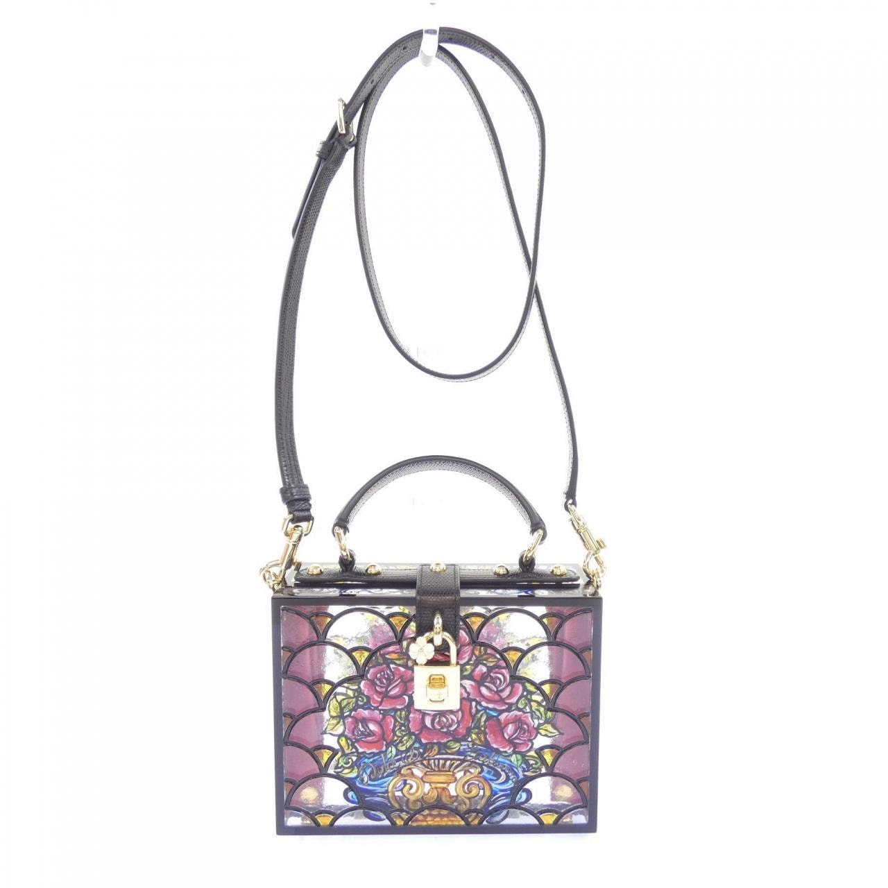 ドルチェアンドガッバーナ DOLCE&GABBANA ドルチェボックス プレキシ インターシャ BAG