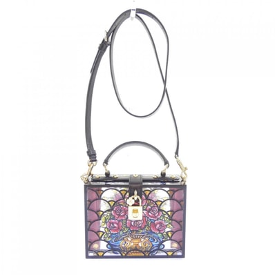 ドルチェアンドガッバーナ DOLCE&GABBANA ドルチェボックス プレキシ インターシャ BAG