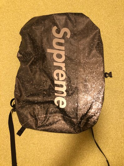 Supreme Waterproof Reflective Speckled Backpack "Black"