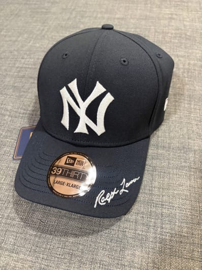 NEW ERA x Polo Ralph Lauren x MLB 39Thirty Cooperstown New York Yankees "Navy"
