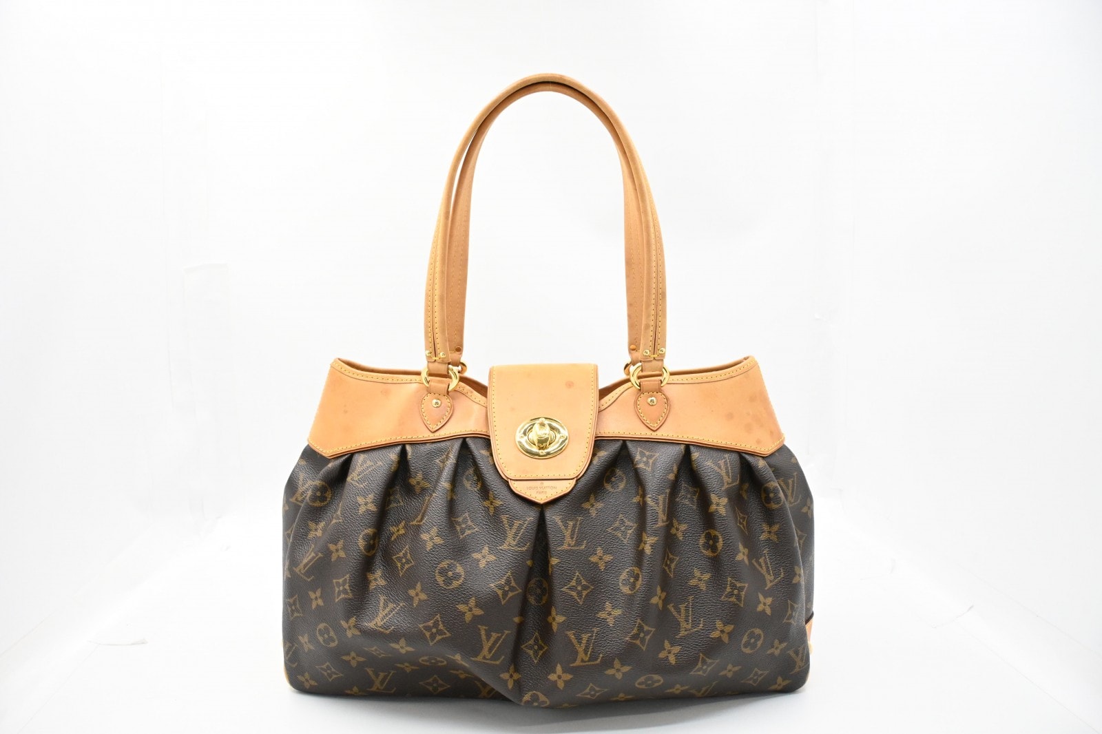 ルイヴィトン モノグラム ボエシ MM  ハンドバッグ ブラウン M45714