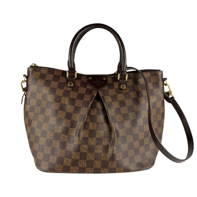ルイ ヴィトン LOUIS VUITTON ハンドバッグ ショルダーバッグ ダミエ シエナMM ダミエキャンバス エベヌ レディース N41546【中古】 z9821