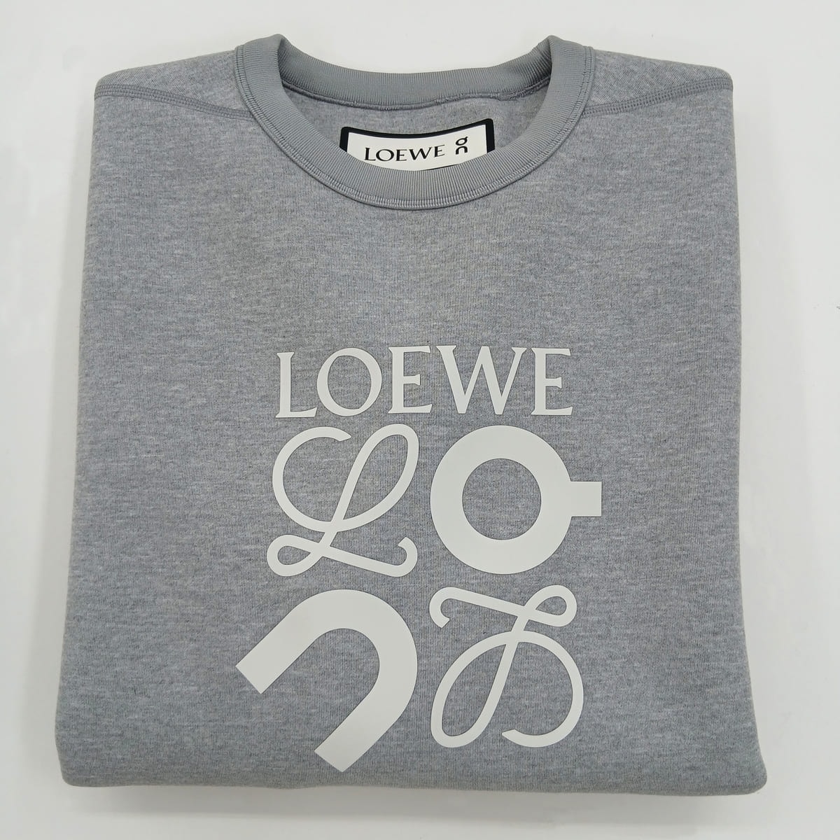 LOEWE ロエベ ロエベ×オン スウェット H929Y24J01 L スウェット グレー  ユニセックス【中古】