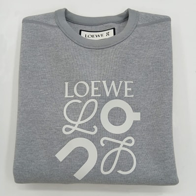LOEWE ロエベ ロエベ×オン スウェット H929Y24J01 L スウェット グレー ユニセックス【中古】