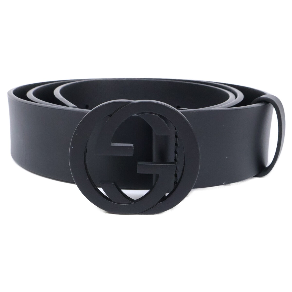 グッチ 【美品】368186 インターロッキングGバックル レザー 105/42