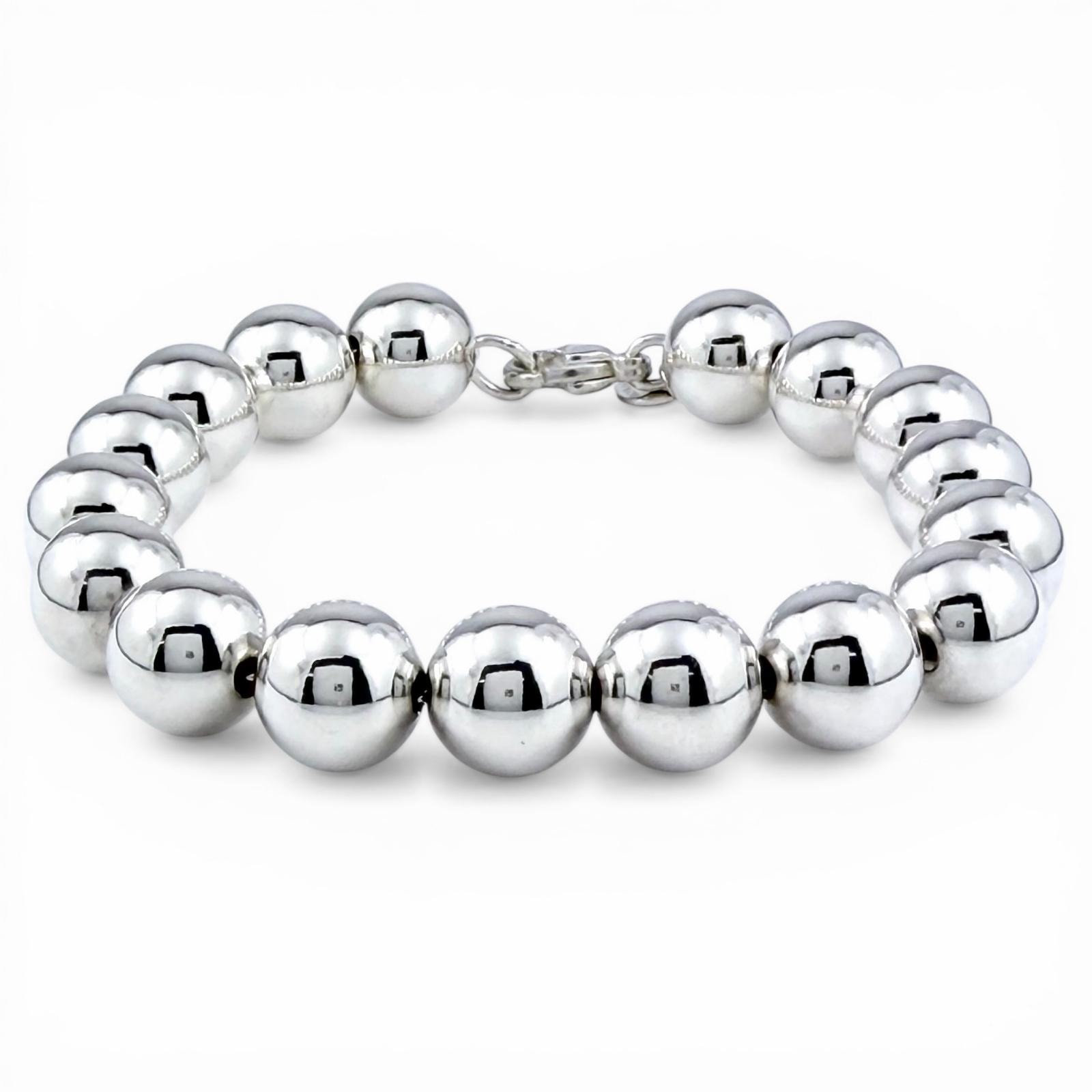 極美品 ティファニー ブレスレット ボール シルバー レディース