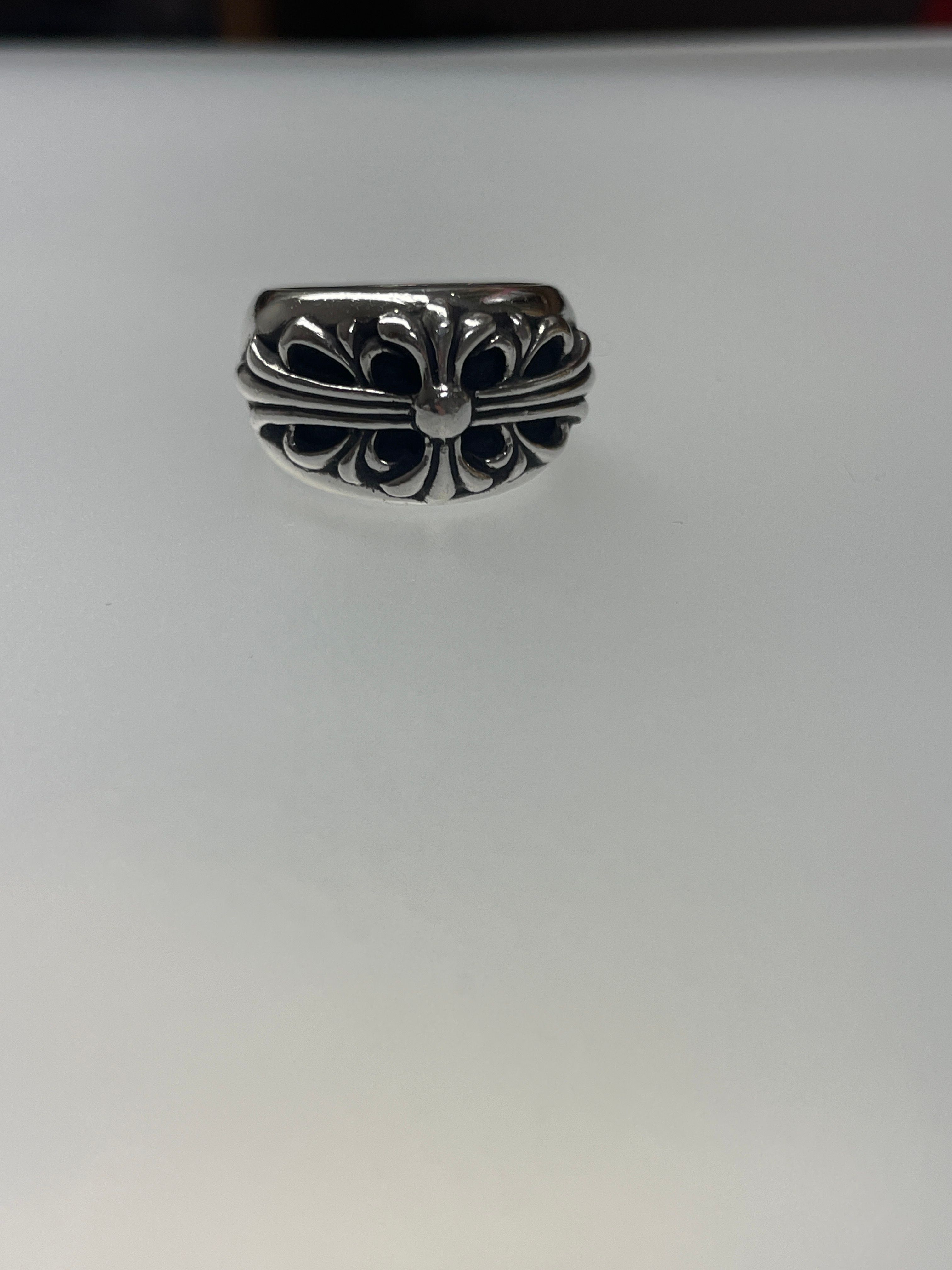 Chrome Hearts Floral Cross Ring "Silver"