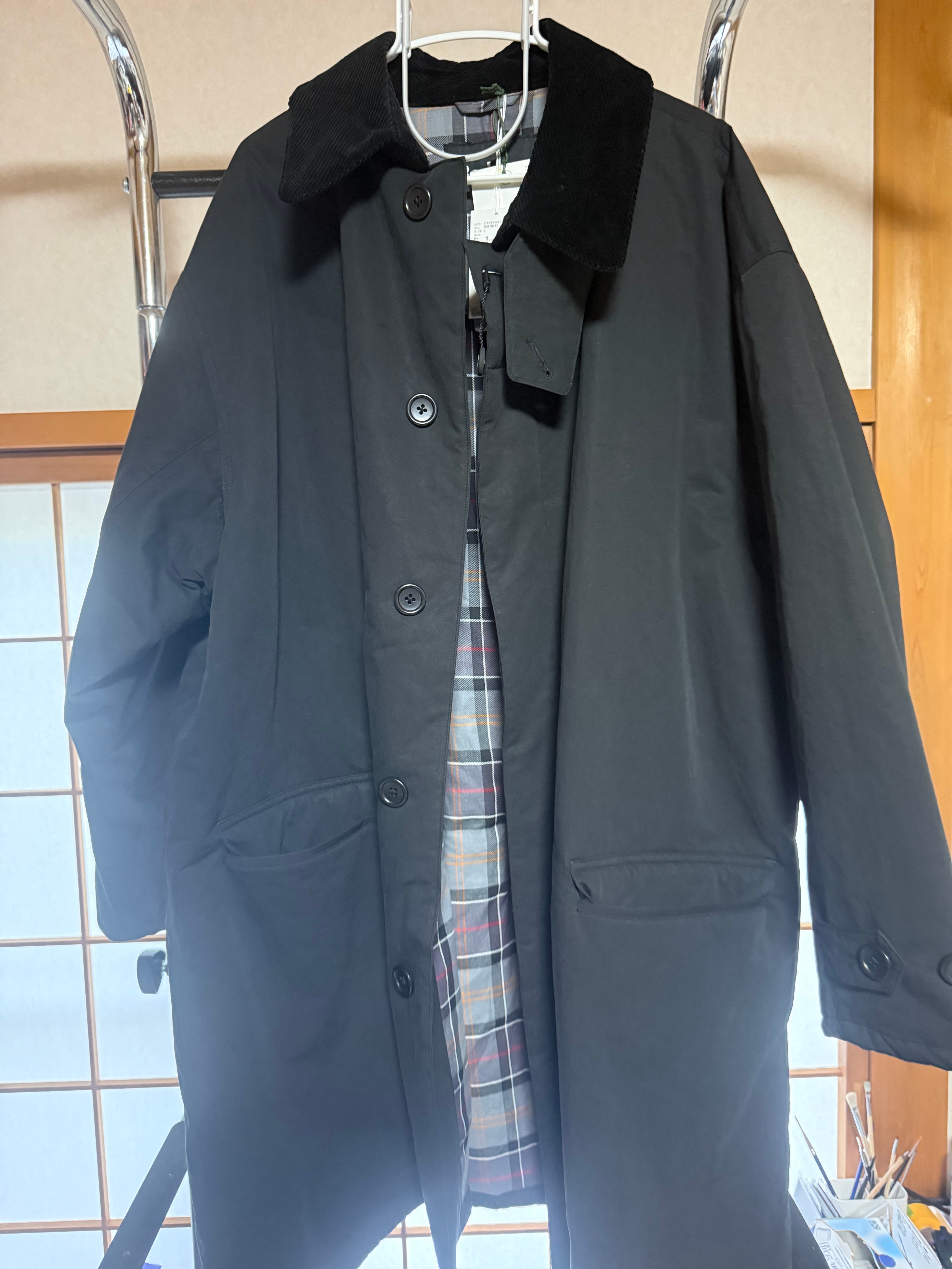 Barbour x SEE SEE 3/4 Coat "Black"
