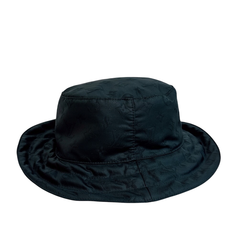 ルイヴィトン LOUIS VUITTON ハット モノグラム アピアリング リバーシブル M77117 ブラック