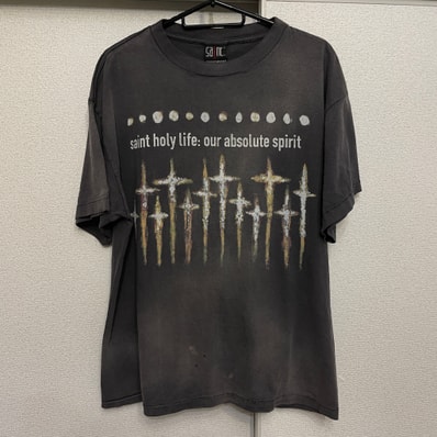 SAINT Mxxxxxx x FORSOMEONE FS_SS T-Shirt/God "Black"