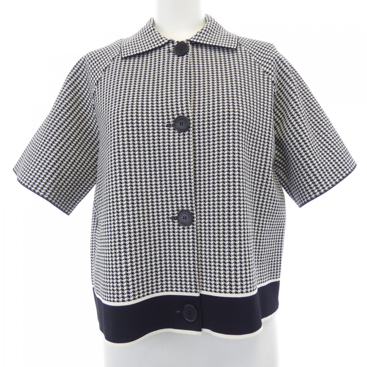 クリスチャンディオール CHRISTIAN DIOR ハウンドトゥース テクニカル ニット 424V13AM534 ジャケット