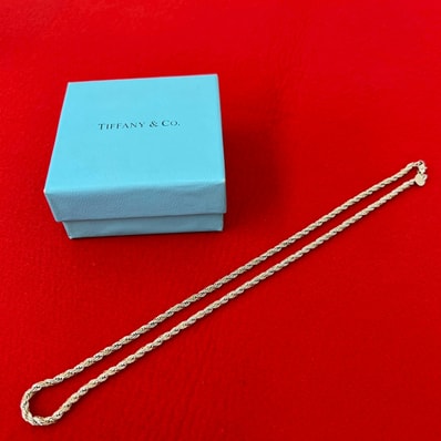 TIFFANY&Co. ティファニー ツイストロープ ネックレス シルバー925 K18イエローゴールド ネックレス シルバー
99124