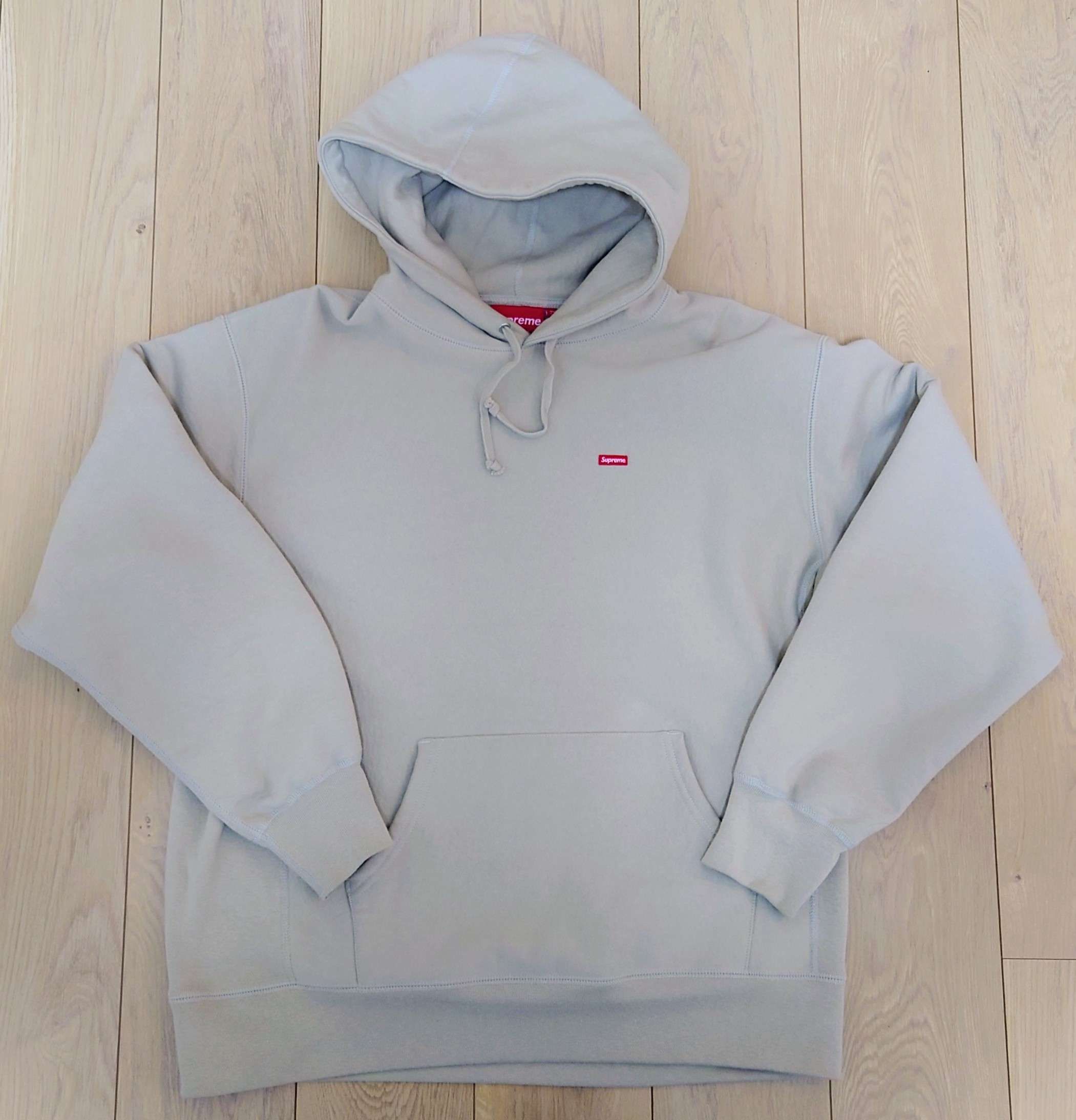 Supreme Small Box Hooded Sweatshirt "Taupe" (21FW)