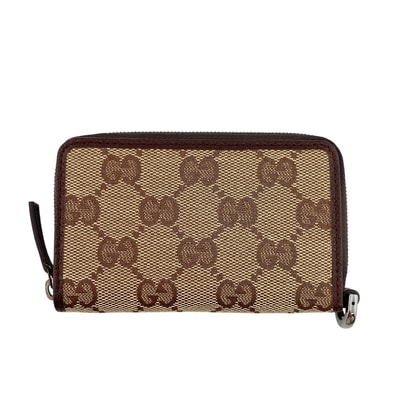 グッチ GUCCI コインケース GGキャンパス 小銭入れ 162848 ブラウン