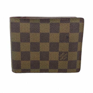 ★SALE【6da0492】ルイヴィトン 財布 ダミエ ポルトフォイユフロリン N60011 エベヌ【中古】メンズ