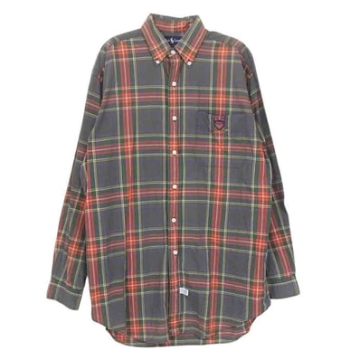 RALPH LAUREN ラルフローレン 長袖シャツ POLO GOLF ボタンダウン チェック シャツ マルチカラー系 S【中古】