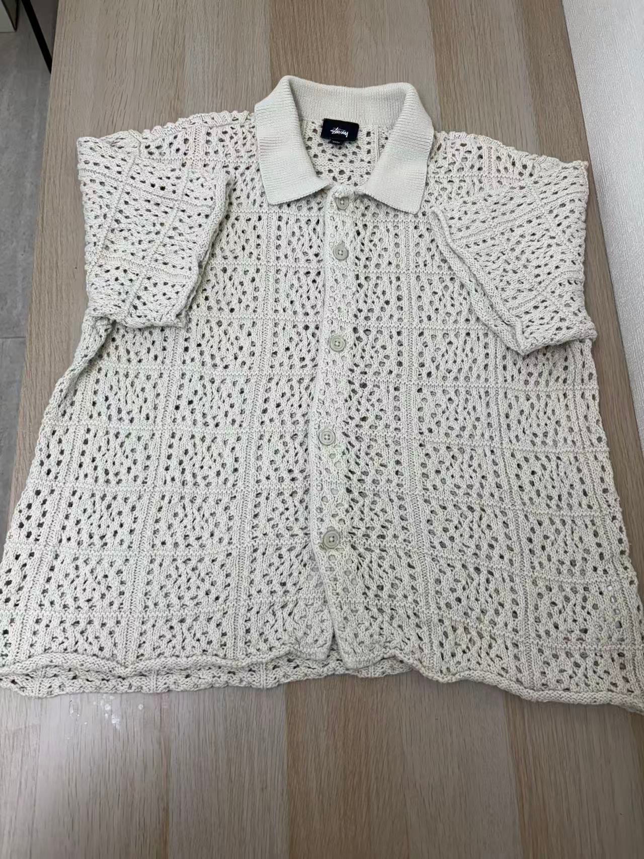 Stussy Crochet Shirt "Natural"