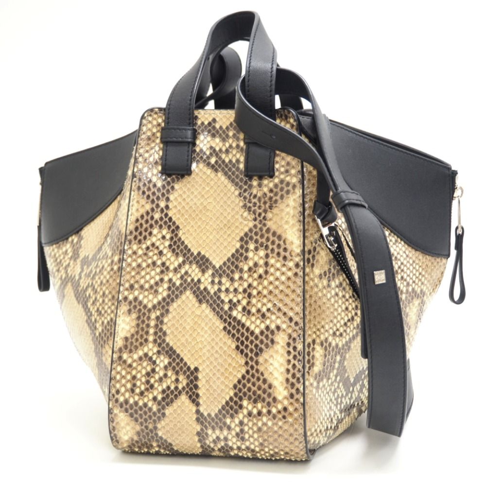 ロエベ LOEWE ショルダーバッグ ハンモック スモール マルコポーロ 2WAY ベージュ