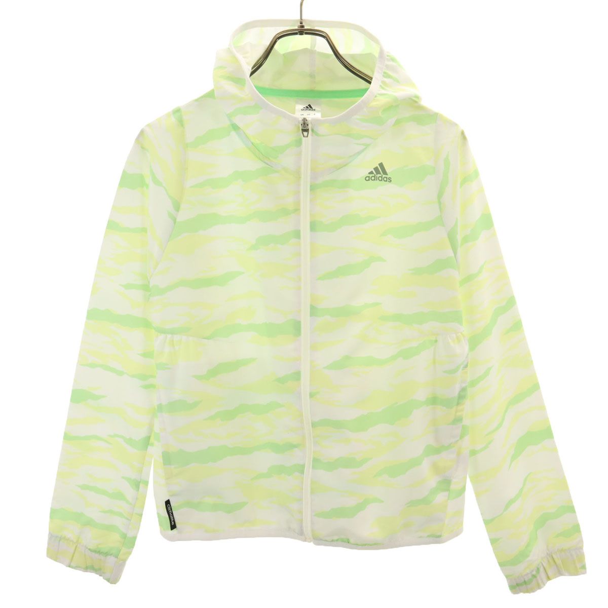 adidas アディダス カモフラ柄 ウインドブレーカー L ホワイト ジャケット 迷彩