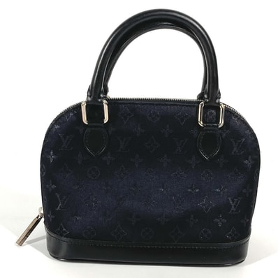 Louis Vuitton Monogram Satin Little Alma "Noir"