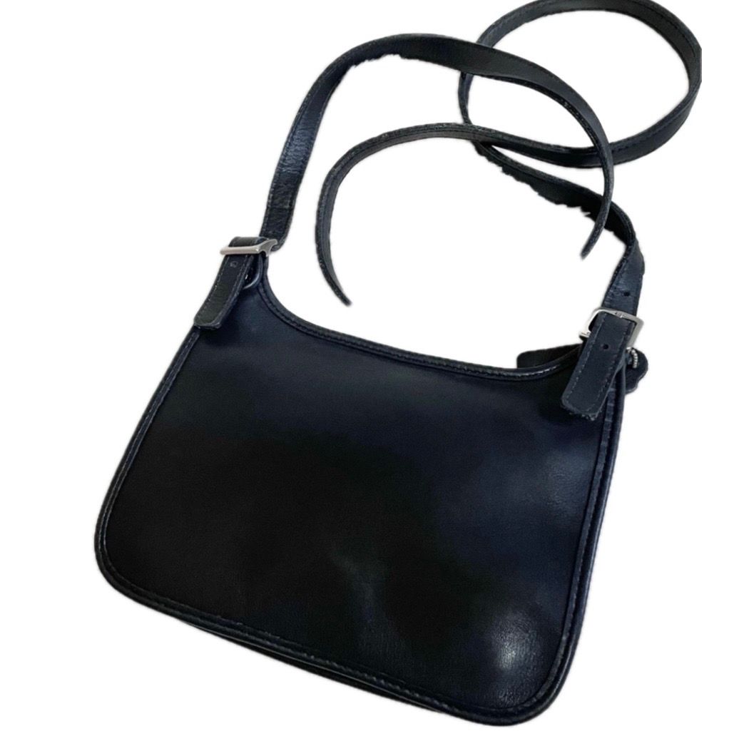 美品 オールドコーチ COACH グラブタンレザー ミニ ショルダーバッグ 黒