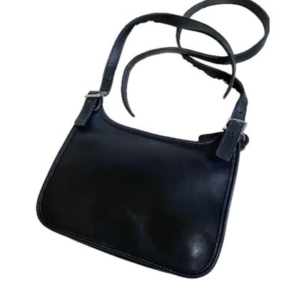 美品 オールドコーチ COACH グラブタンレザー ミニ ショルダーバッグ 黒