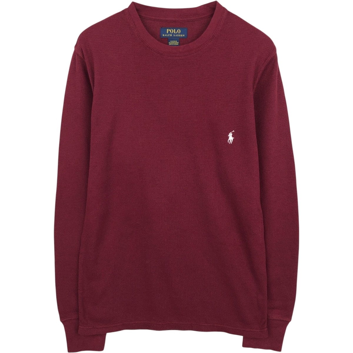 古着 ラルフローレン Ralph Lauren POLO RALPH LAUREN SLEEPWEAR サーマルロンT ハニカム メンズS相当/eaa632167