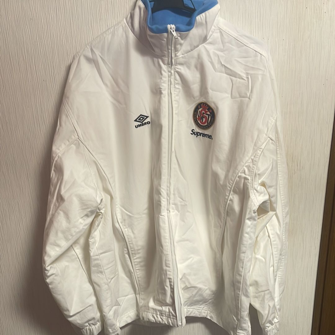 Supreme x Umbro Cotton Ripstop Track Jacket "White"