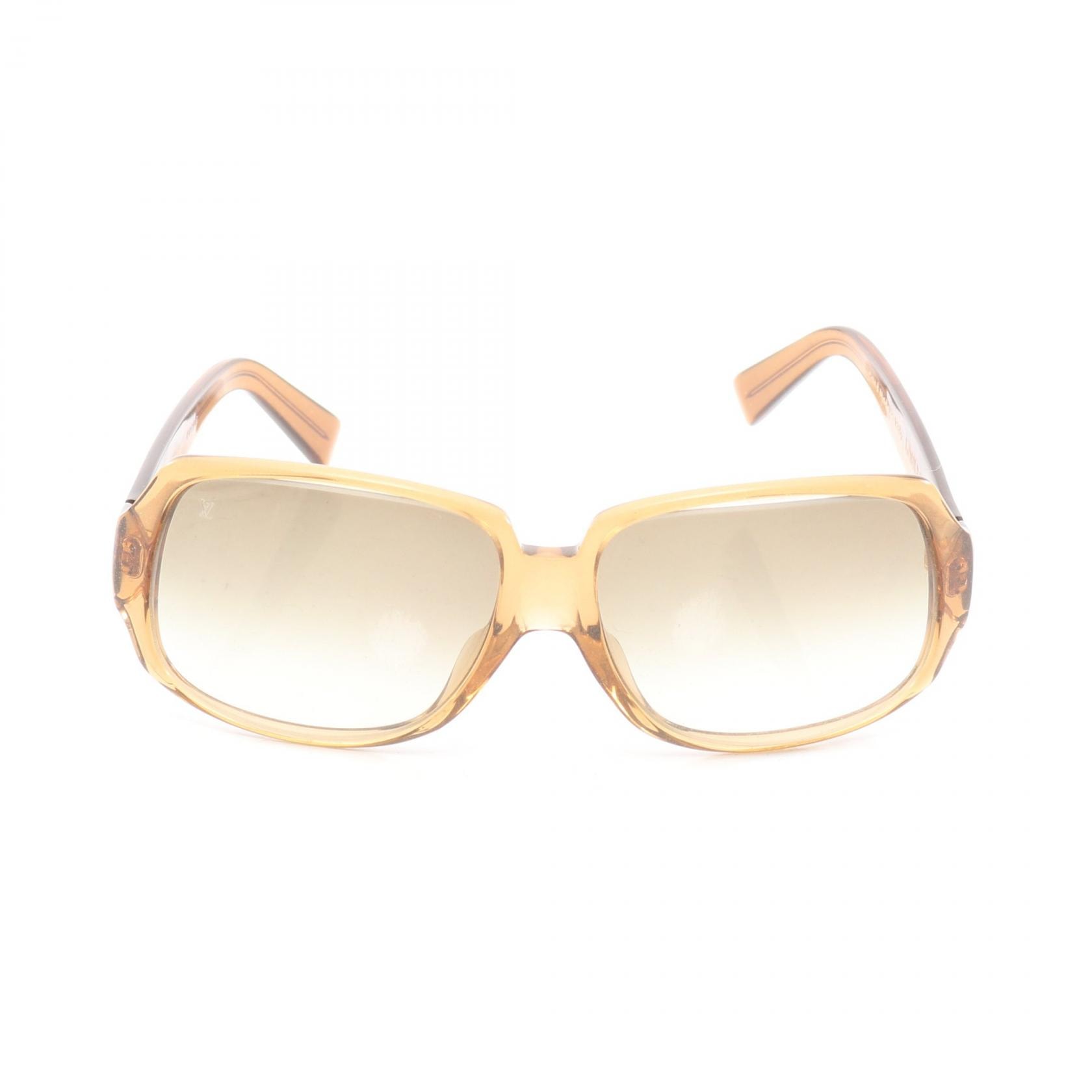 ルイ・ヴィトン LOUIS VUITTON オプセシオン カレ モノグラム サングラス 衣料品 プラスチック レディース ブラウン系 Z0025E 【中古】