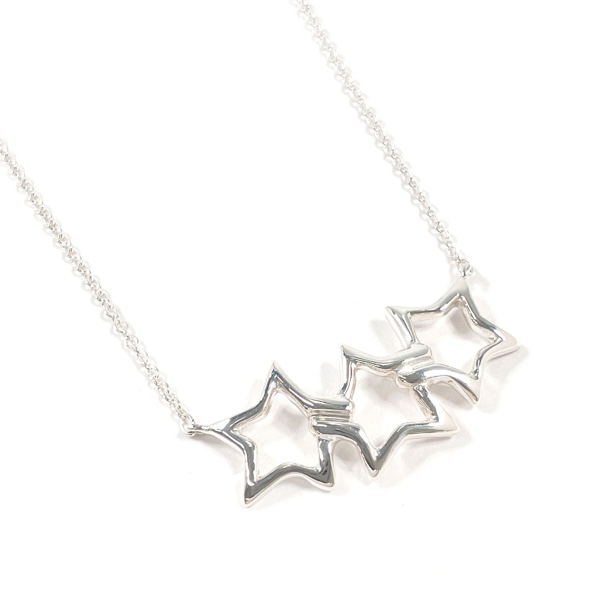 ティファニー ネックレス トリプルスター   シルバー
