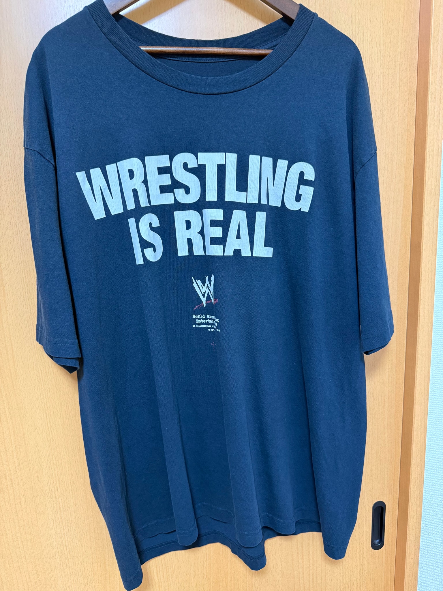 Travis Scott Cactus Jack x WWE Wrestling Is Real Tee "Black"