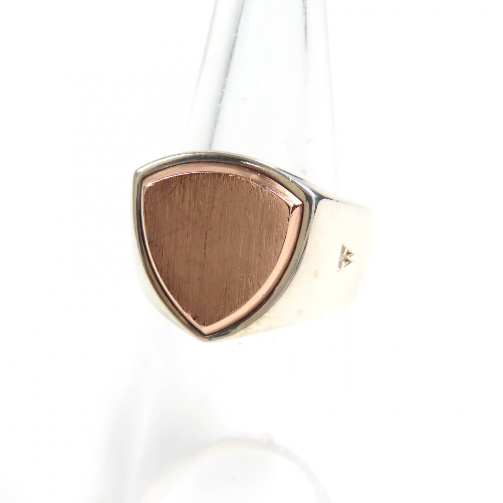 美品 トムウッド
 リング・指輪 シールドゴールドトップリング シルバー ゴールド レディース 9号相当