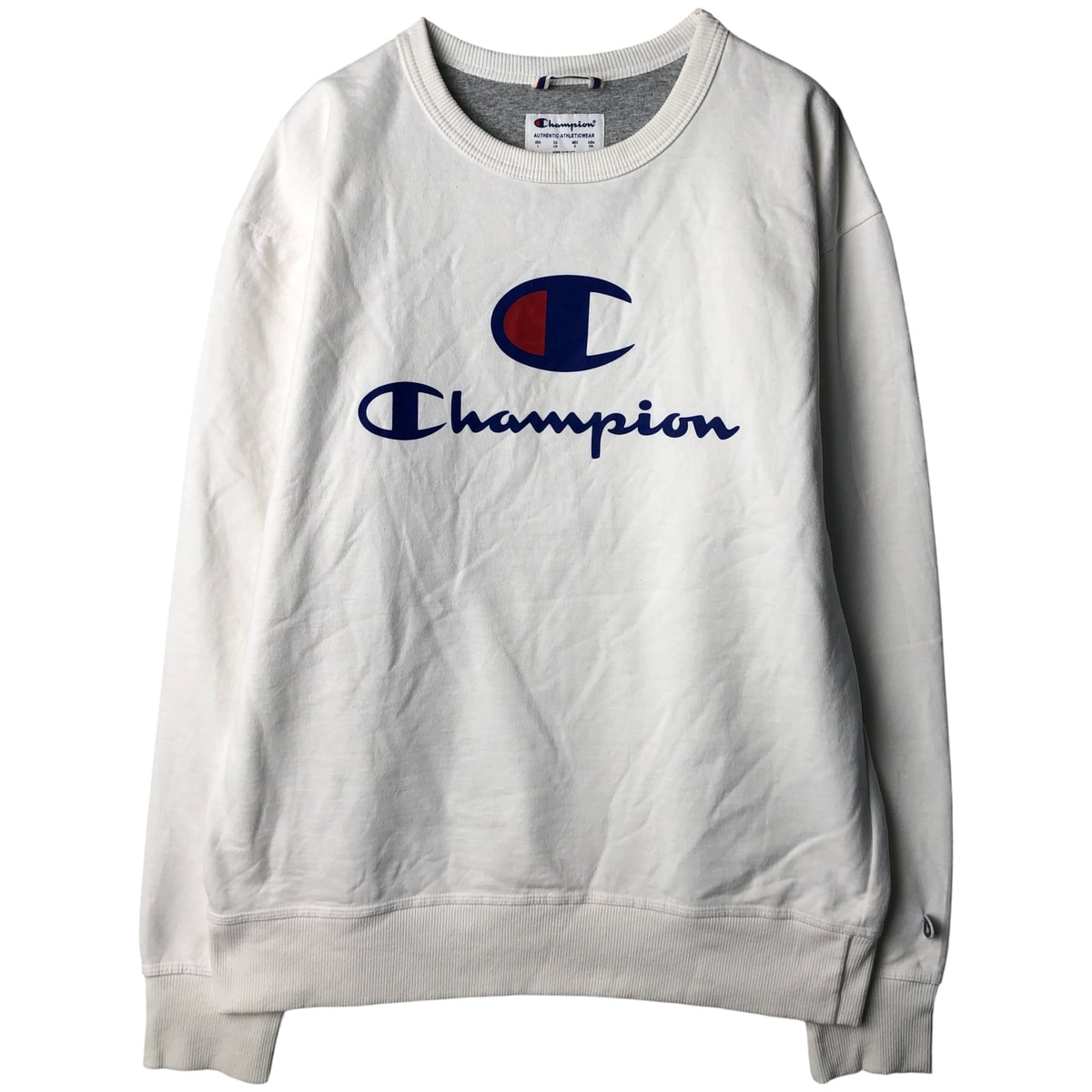 古着 チャンピオン Champion AUTHENTIC ロゴスウェットシャツ トレーナー メンズL相当/eaa482982