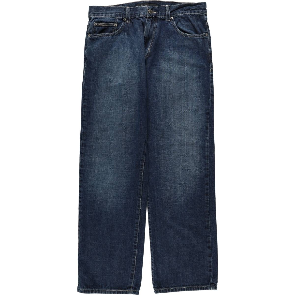 古着 00年代~ カルバンクライン Calvin klein JEANS RELAXED STRAIGHT ストレートデニムパンツ メンズw34相当/eaa664230