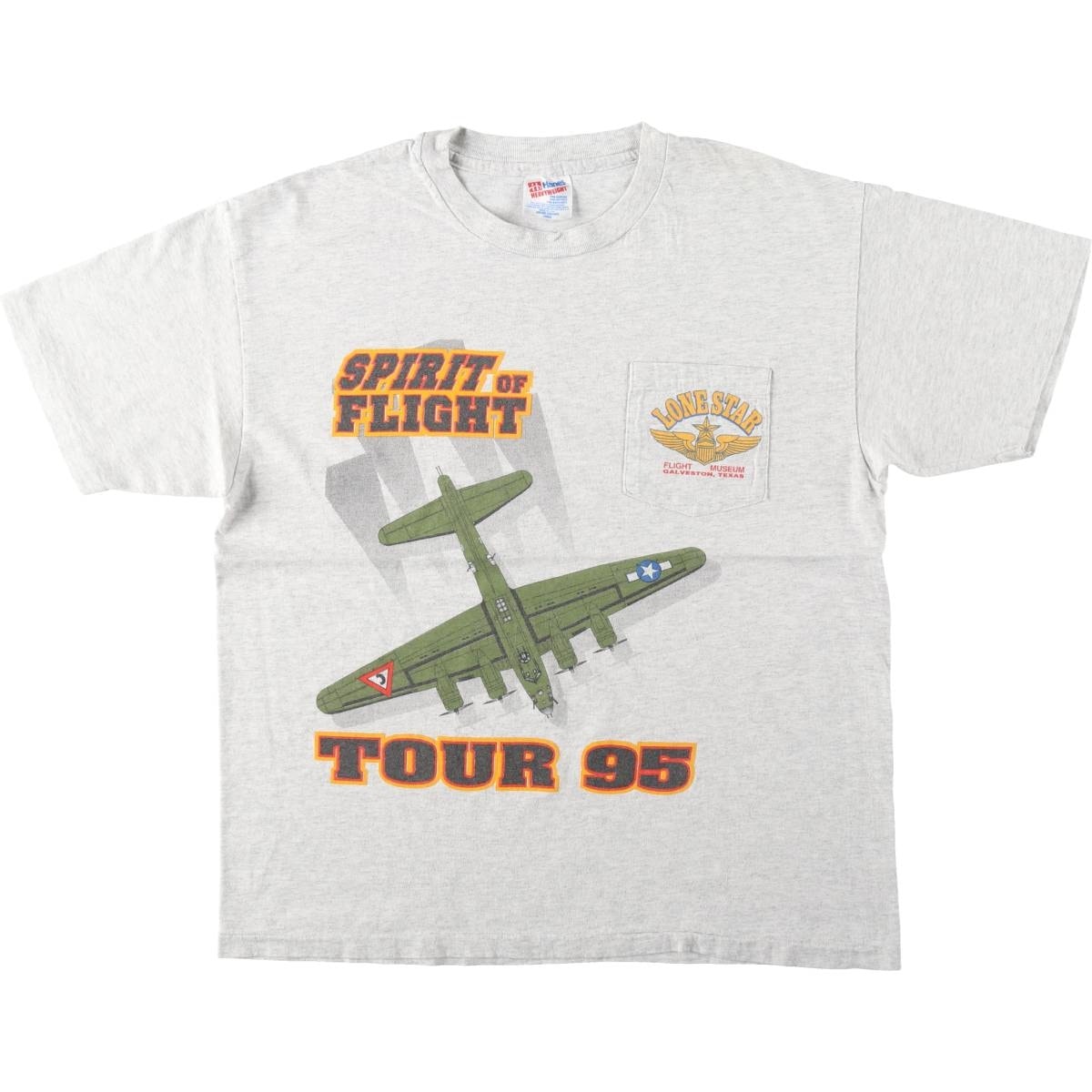 古着 90年代 ヘインズ Hanes HEAVYWEIGHT ミリタリープリントTシャツ USA製 メンズL相当 ヴィンテージ/eaa636815