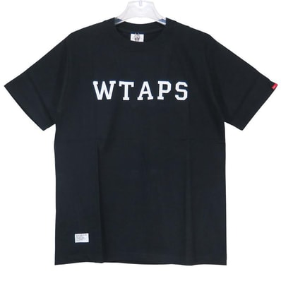 新品 WTAPS ダブルタップス 08SS COLLEGE TEE 08/1ST-PCDT-ST-M12S カレッジ ショートスリーブ クルーネック Tシャツ ブラック スパイダーウェブ 半袖 サイズS