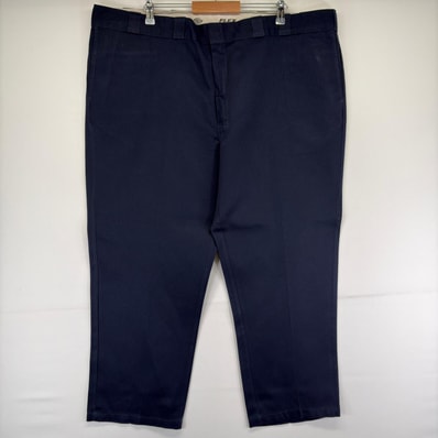 古着 ディッキーズ Dickies パンツ 874 オリジナルフィット ワンポイントロゴ 作業着 ワーク w50 L30 ネイビー メンズ