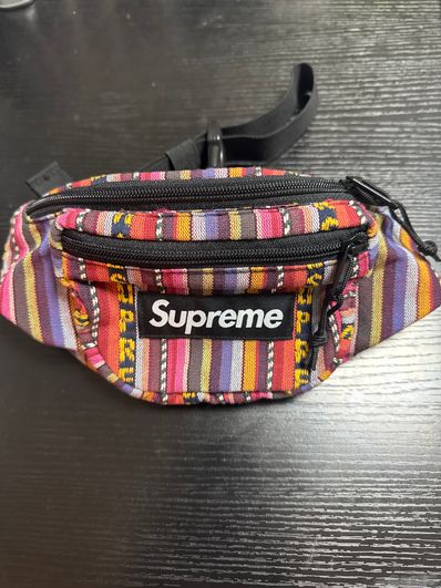 Supreme Woven Stripe Waist Bag Supreme Woven Stripe Waist Bag