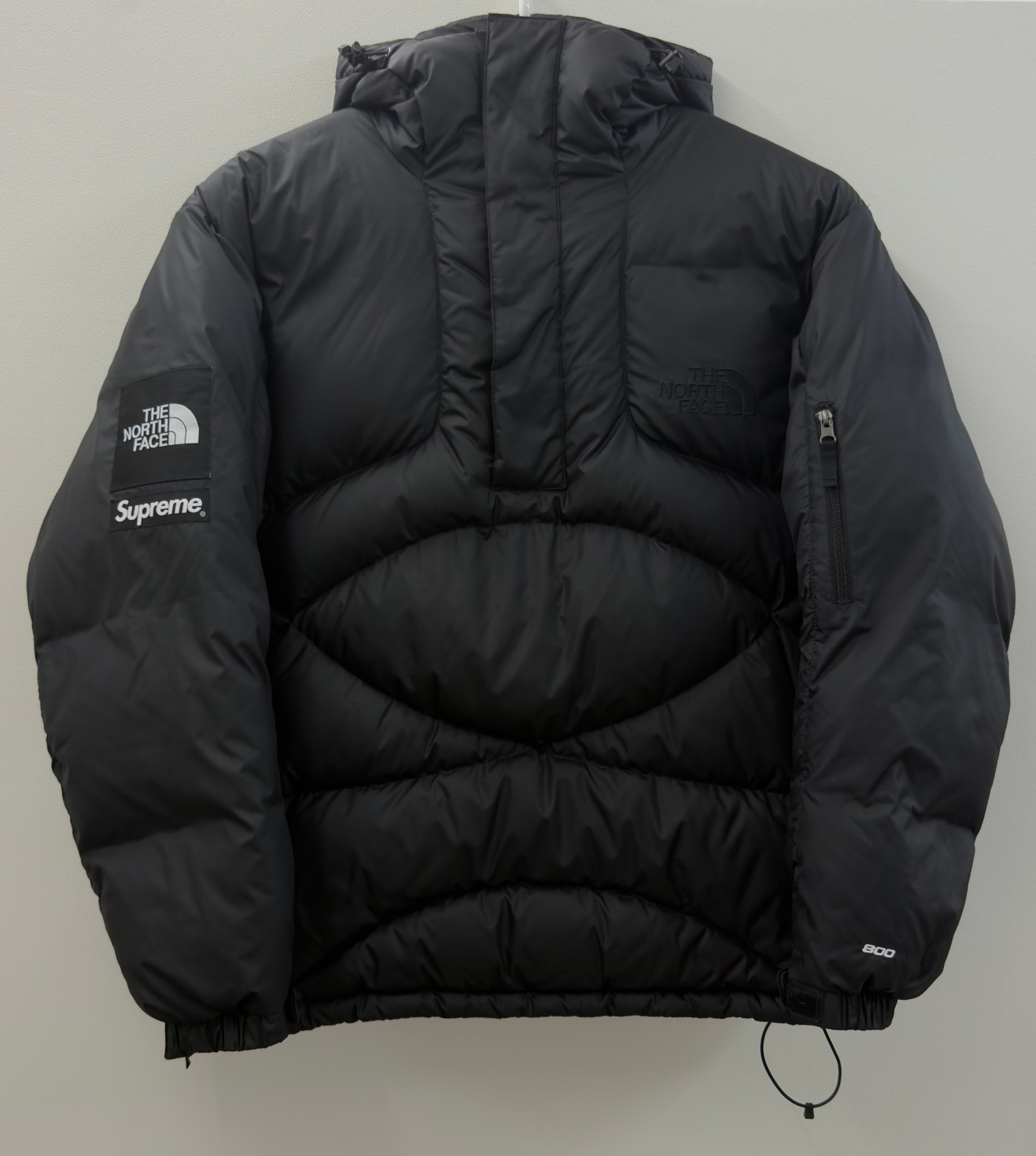 Supreme x The North Face 800-Fill Half Zip Hooded Pullover "Black"