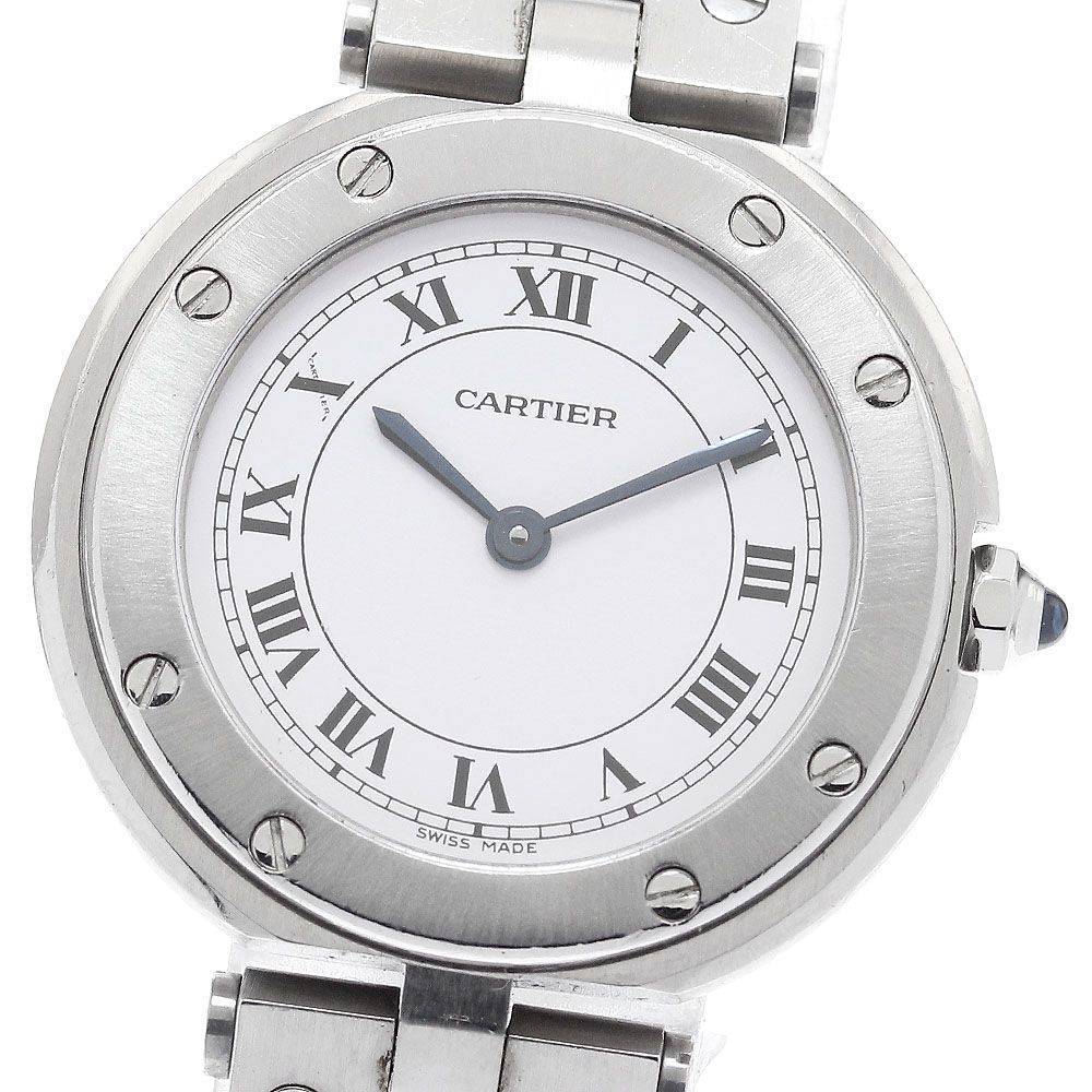 カルティエ サントスラウンド SM 84038188 レディース 【中古】
