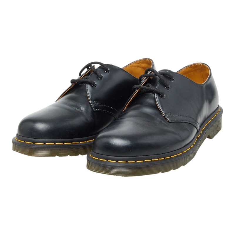 ドクターマーチン 3ホール ギブソン オックスフォードシューズ サイズ UK8 11838 ブラック レザー ラバー メンズ Dr.Martens 【中古】