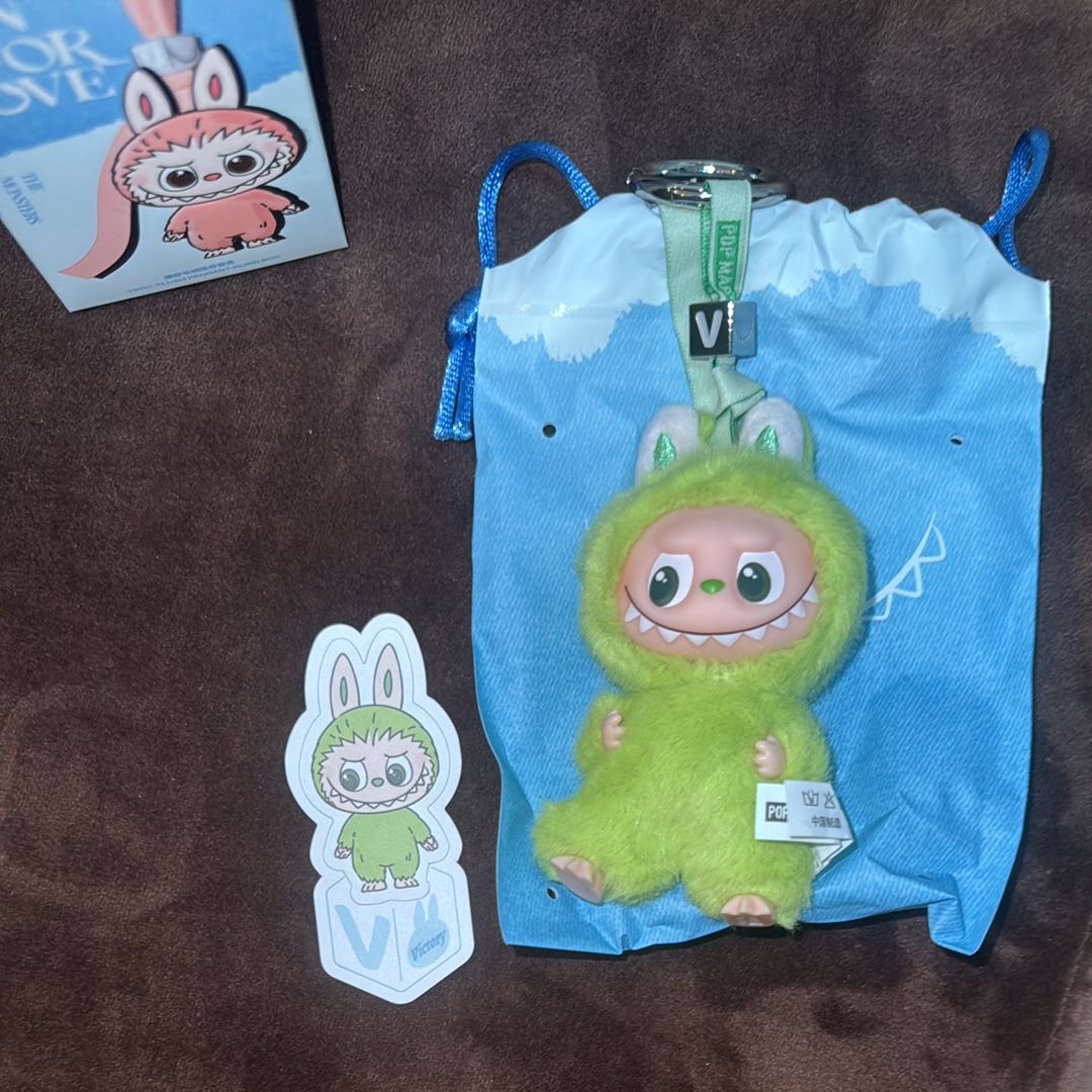 POP MART THE MONSTERS (LABUBU) Pin for Love Series-Vinyl Plush Pendant (N-Z) V